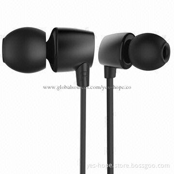 In-ear style wired metal earphones with mic
